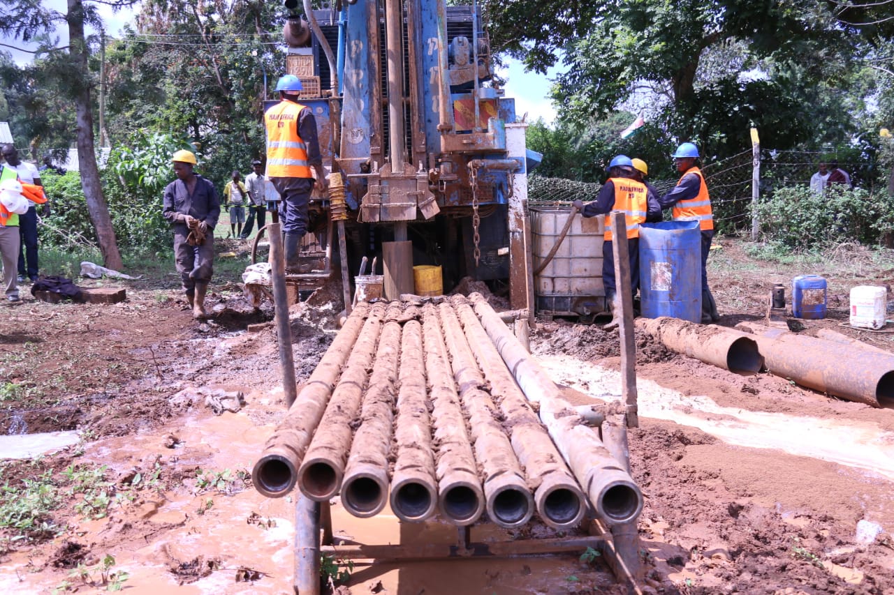 WATER DEPARTMENT ROLLS OUT INSPECTIONS FOR SINKING PHASE TWO OF SOLAR POWER DRIVEN BOREHOLES.